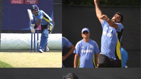 T20 WC: Team India sweat it out in net session ahead of warm-up match