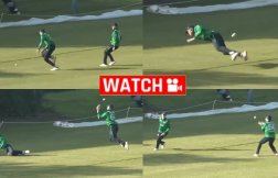 WATCH: 3 आयरिश खिलाड़ियों ने मिलकर बचाया 1 रन, फिर आखिरी बॉल पर 1 रन से जीती आयरलैंड
