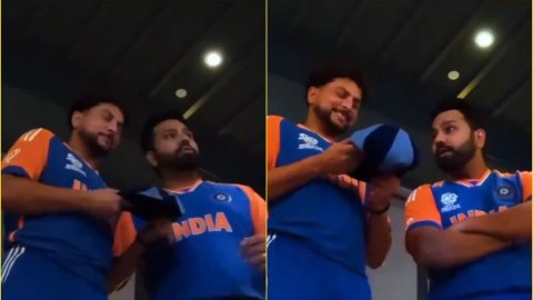 'मैं कैप्टन हूं मैंने कभी नहीं देखा', Rohit Sharma ने कुलदीप यादव को किया ROAST; देखें VIDEO