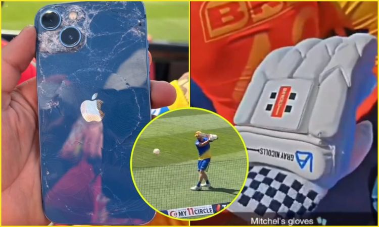 Daryl Mitchell से हुए गलती से मिस्टेक! मारा ऐसा शॉट तोड़ डाला FAN का iPHONE
