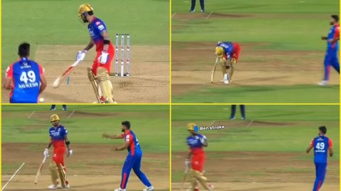 बवाल करने के मूड में थे मुकेश कुमार, VIRAT को धोखे से करने वाले थे RUN OUT; देखें VIDEO