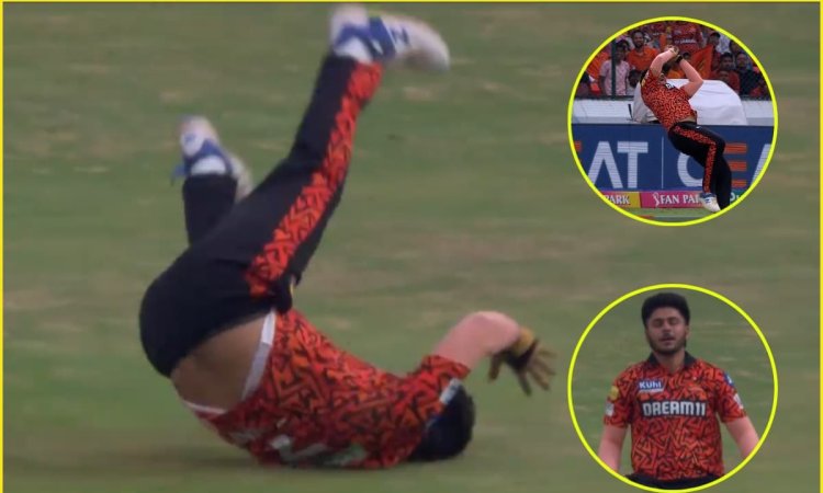 सिर के बल गिरा फिर मार दी गुलाटी, SanVIR ने ऐसे पकड़ा IPL 2024 का बेस्ट कैच; देखें VIDEO