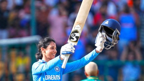 1st ODI: Mandhana's fantastic 117 helps India post 265/8 against South Africa