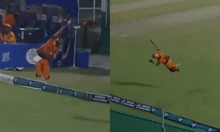 Abhishek Das's superb catch in bengal pro t20 league 2024 match watch video