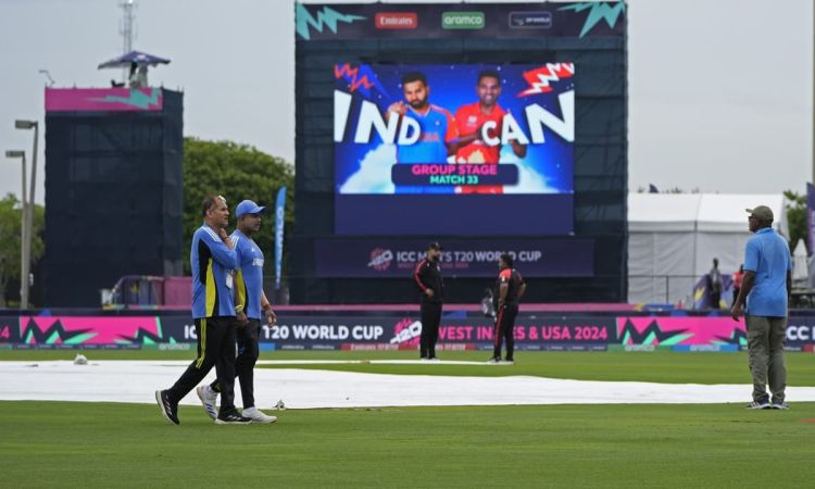 IND vs CAN, T20 World Cup 2024: आउटफील्ड गीली होने के कारण मैच हुआ रद्द