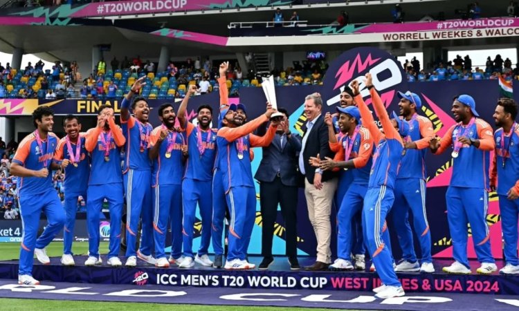 INDIA BECOMES THE FIRST TEAM TO WIN A men's T20 WORLD CUP WITHOUT LOSING A SINGLE GAME