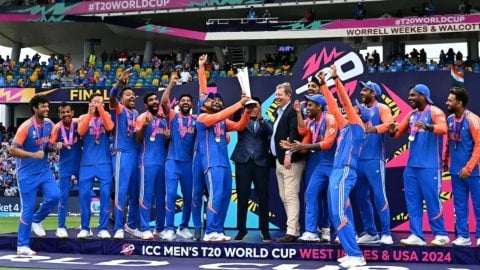 INDIA BECOMES THE FIRST TEAM TO WIN A men's T20 WORLD CUP WITHOUT LOSING A SINGLE GAME