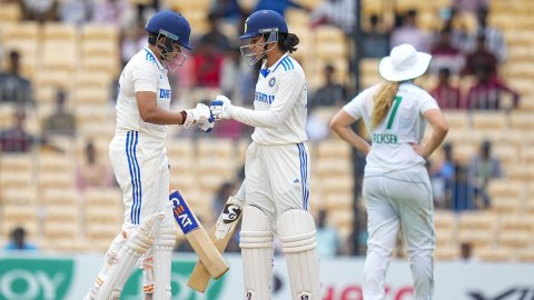 Shafali Varma, Smriti Mandhana power India-W to record record-breaking score vs South Africa on Day 