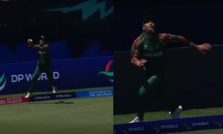 Mahmudullah Take Unbelievable Catch Of Shivam Dube watch video