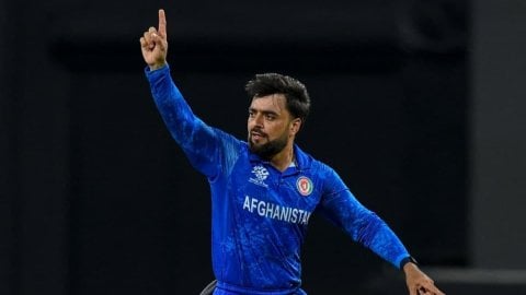 Rashid Khan has become the fastest to 150 wickets in T20Is in 92 matches