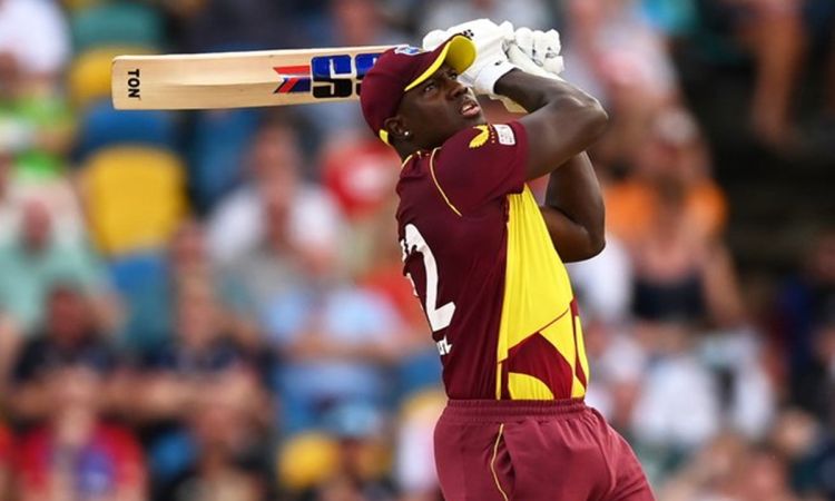 Rovman Powell smashes 107 meter six against Uganda longest six of T20 World Cup 2024