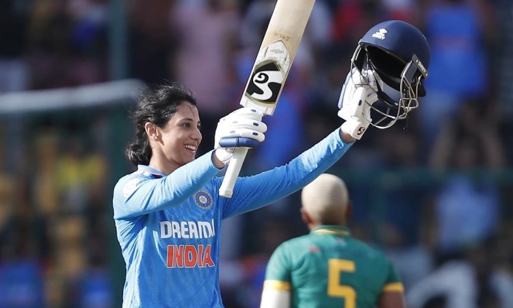 Smriti Mandhana Becomes youngest female cricketer to score 7000 International Runs