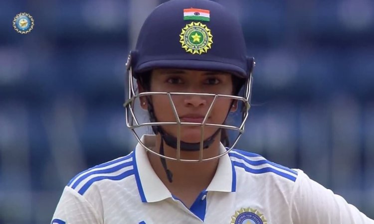 Smriti Mandhana first Indian woman in history has scored a Test 100 both home as well as away in bot