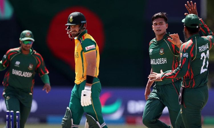 South Africa set 114 runs target for bangladesh in t20 world cup 2024 clash