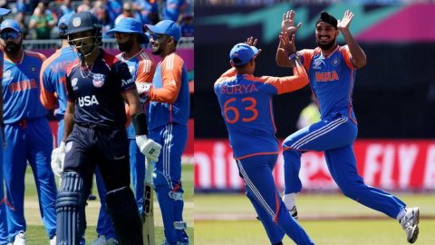 T20 WC 2024: अर्शदीप ने USA की अच्छी शुरुआत पर फेरा पानी, पहली ही गेंद पर जहांगीर को किया आउट, देखें