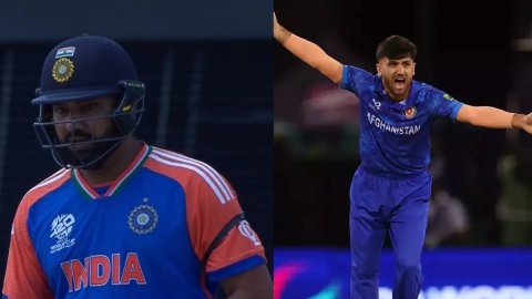 T20 WC 2024: फारूकी की गेंद पर रोहित को बड़ा शॉट खेलना पड़ा भारी, गेंदबाज ने इस तरह बनाया अपना शिकार, 