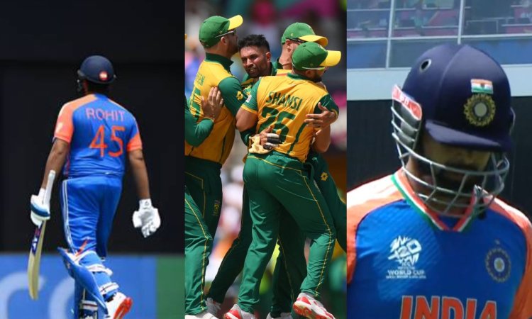 T20 WC 2024: महाराज ने भारत को दिए दोहरे झटके, एक ही ओवर में हिटमैन और पंत को बनाया अपना शिकार, देखे