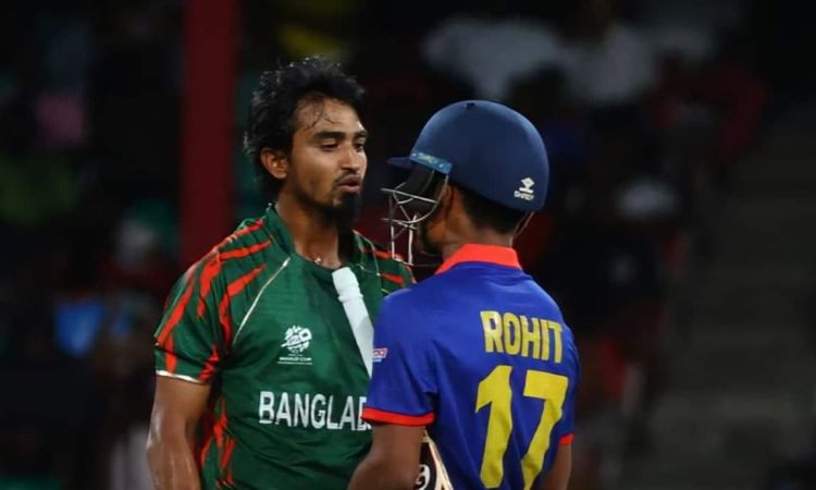  Bangladesh pacer Tanzim Hasan Sakib fined for misconduct in Nepal game 