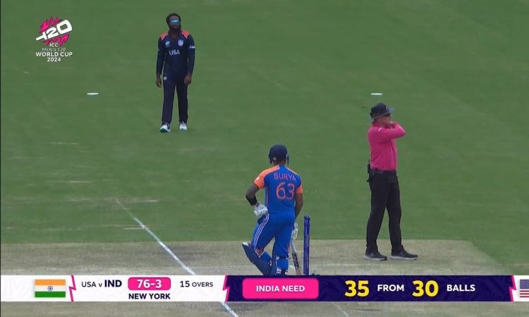 USA hit by first 'stop-clock' penalty at T20 World Cup 2024 clash vs India