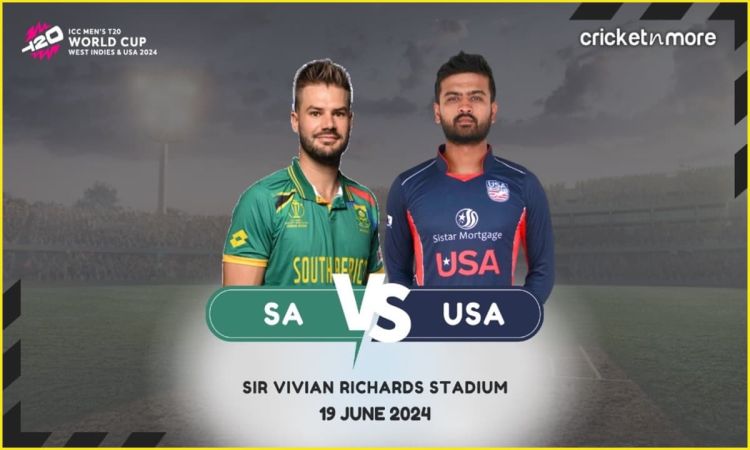 USA vs SA Dream11 Prediction: एनरिक नॉर्खिया को बनाएं कप्तान, USA के ये 3 धाकड़ खिलाड़ी ड्रीम टीम में करें शामिल