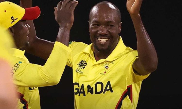 Uganda's Spinner Frank Nsubuga bowls most economical four-over spell in men's T20 World Cup history