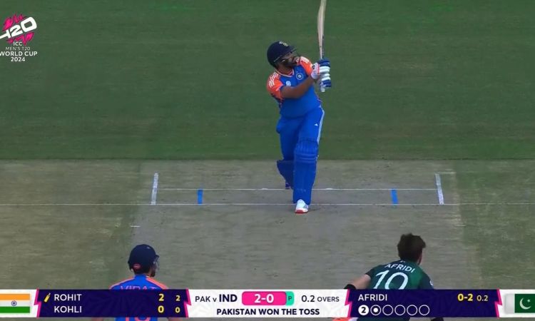 Rohit Sharma is the only batter to hit Shaheen Afridi for a six in the first over in both ODIs and T20Is