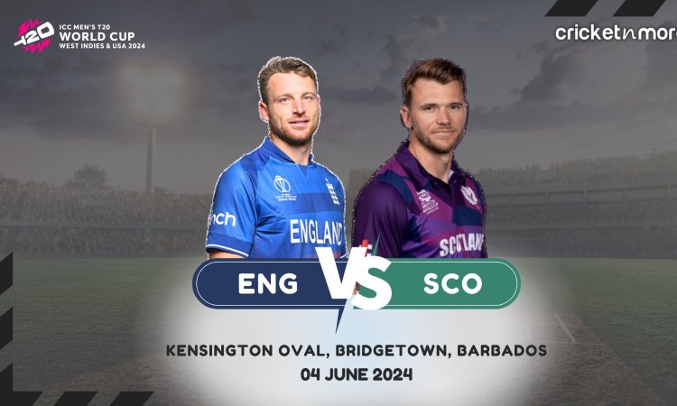 ENG vs SCO: Dream11 Prediction Match 6, ICC T20 World Cup 2024