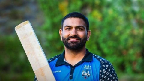 Estonia batter Sahil Chauhan smashes quickest T20I ton off 27 balls, breaks Loftie Eaton’s record