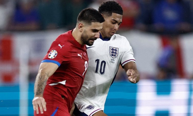 Euro 2024: Bellingham heads England to 1-0 win over Serbia