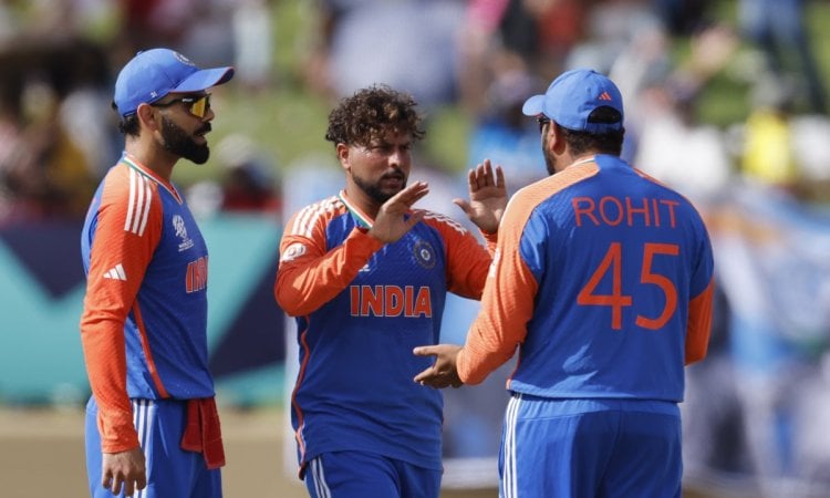 Guyana :  ICC Men's T20 Cricket World Cup Semi-Final match between India and England 