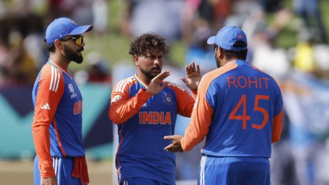 Guyana :  ICC Men's T20 Cricket World Cup Semi-Final match between India and England 