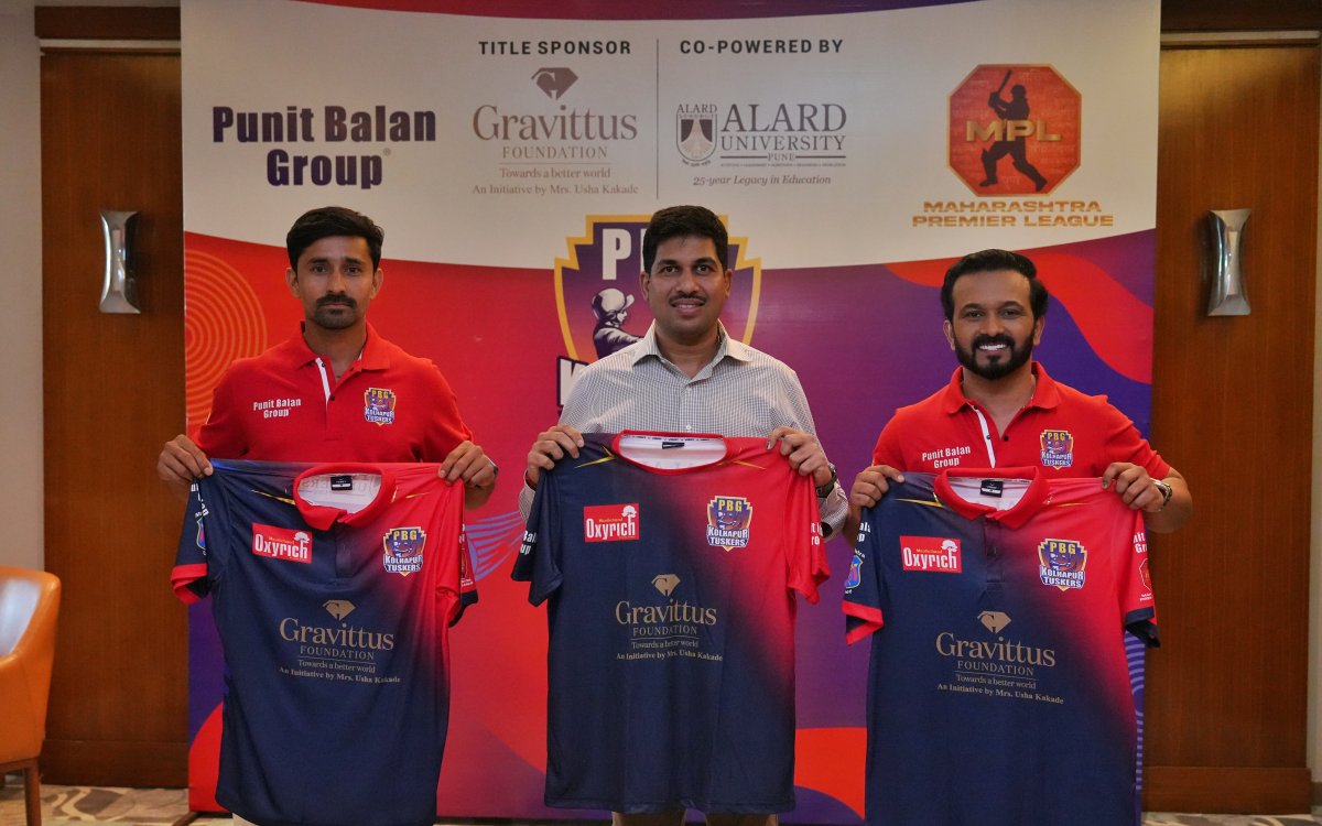 Kolhapur Tuskers Unveil Team Jersey Ahead Of Second MPL Season On