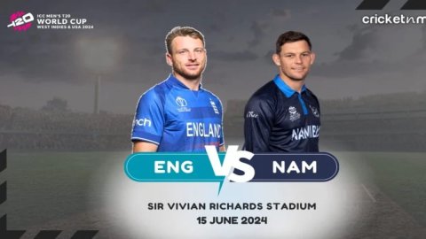 NAM vs ENG: Dream11 Prediction Match 34, ICC T20 World Cup 2024