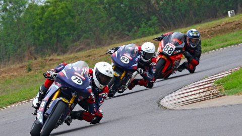 National Motorcycle Racing: Sarthak Chavan leads a 1-2 finish for TVS Racing