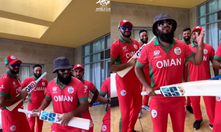 WATCH: ओमान की टीम पर चढ़ा 'Bado Badi' गाने का खुमार, डांस का वीडियो हुआ वायरल