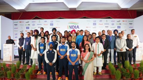 Paris bound Indian athletes buoyant at IOA ceremonial send-off