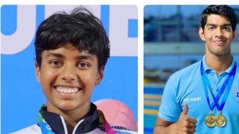 Paris Olympics: 14-year-old Dhinidhi and Srihari get 'Universality Quota' to represent India in swim