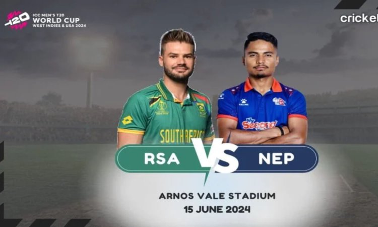 SA vs NEP: Dream11 Prediction Match 31, ICC T20 World Cup 2024
