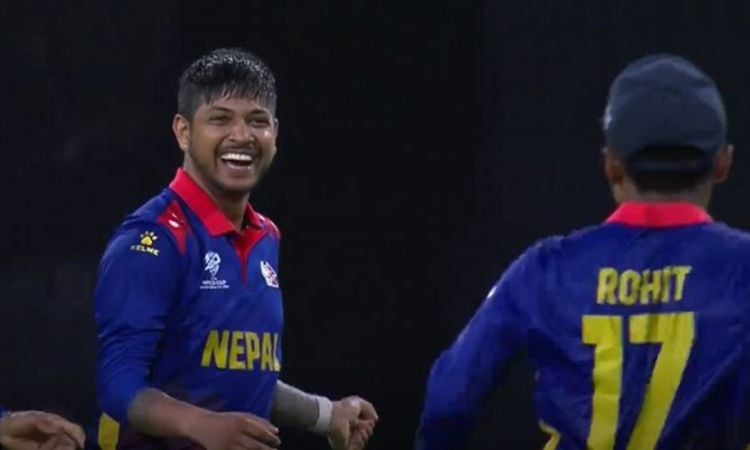 Sandeep Lamichhane completes his 100th T20I wickets Breaks Wanindu Hasaranga record