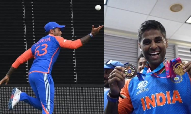 Suryakumar bags 'Fielder of the Match' medal for game-changing catch in final