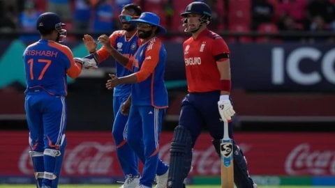 T20 World Cup 2024 Records: Records Shattered in India vs England One-Sided Semi-final 2 Clash in Gu