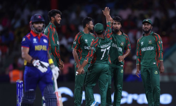 T20 World Cup: Bangladesh survive Nepal scare to seal Super 8 berth