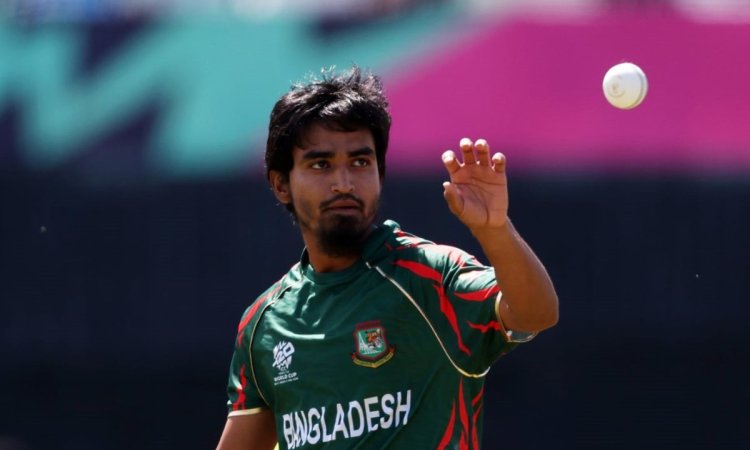 T20 World Cup: Bangladesh's Tanzim Hasan Sakib fined for code of conduct violation