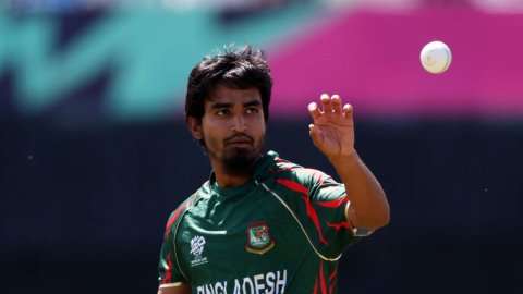 T20 World Cup: Bangladesh's Tanzim Hasan Sakib fined for code of conduct violation