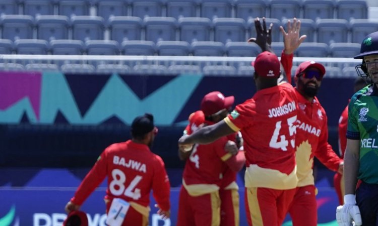 T20 World Cup: Canada prevail over Ireland by 12 runs in last-over thriller
