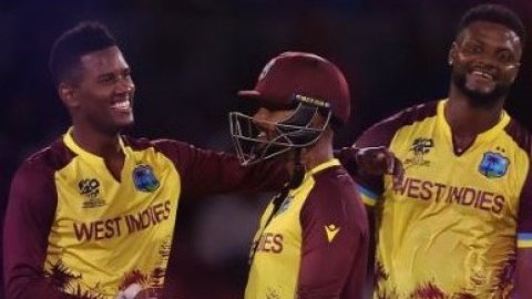 T20 World Cup: Powell credits Hosein's 'wicket to wicket' bowling for thumping win over Uganda