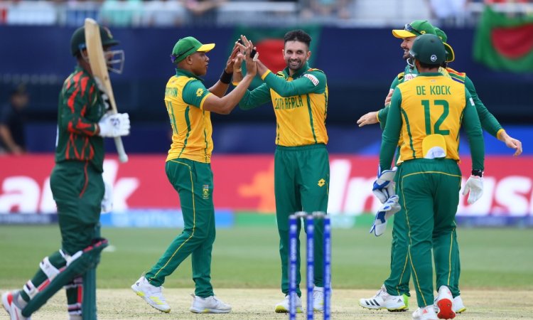 T20 World Cup: South Africa beat Bangladesh in record-breaking New York nailbiter