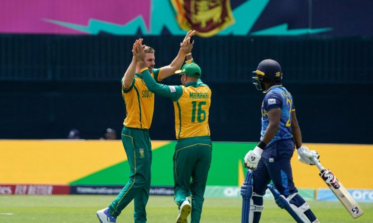 T20 World Cup: South Africa begin campaign with tricky six-wicket win over Sri Lanka