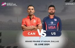 ஐசிசி டி20 உலகக்கோப்பை 2024: அமெரிக்கா vs கனடா - உத்தேச லெவன் & ஃபேண்டஸி லெவன் டிப்ஸ்!