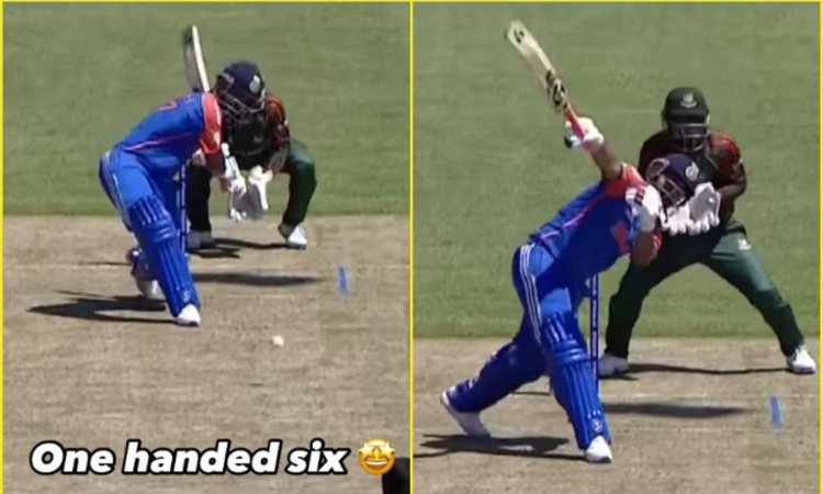 ये है बाहुबली Rishabh Pant! एक हाथ से बांग्लादेशी गेंदबाज़ को जड़ा मॉन्स्टर छक्का; देखें VIDEO